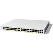Cisco Catalyst C1300-48P-4G Managed Switch, 48 Port GE, PoE, 4x1GE SFP, Limited Lifetime Protection