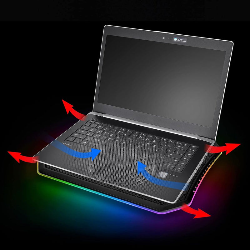 Thermaltake Laptop Cooling Pad with Silent Fan Technology Massive 12 RGB