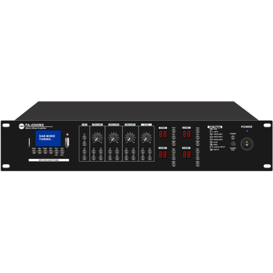 CMX PA-4500MX 4 Zone Mixer Amplifier with USB/SD/FM/Bluetooth