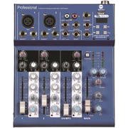 خلاط صوت صغير CMX Compact بـ 7 قنوات مع USB MP3، و16 مؤثر DSP، ومعادل صوت ثلاثي النطاق، وطاقة فانتوم 48 فولت للصوت الحي والتركيبات