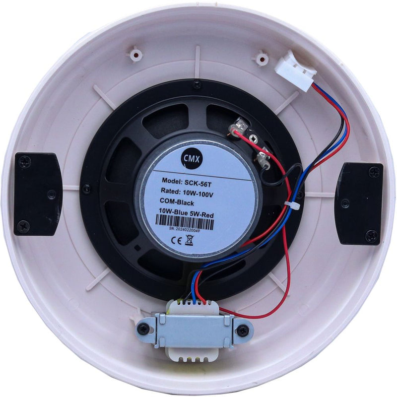 CMX 5" Ceiling Speaker, 5W-10W, 100V, ABS