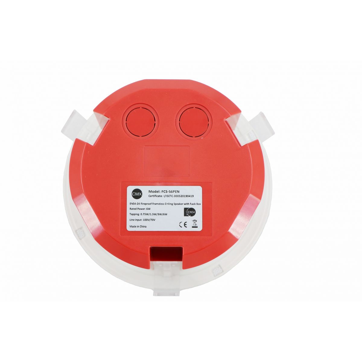 CMX CSK-56PC 5″ Ceiling Speaker with Back Box, 100V/70V, 6W/3W Taps, Dual-Cone