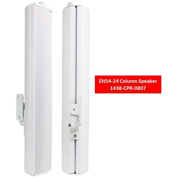 CMX EN54-24 Outdoor Column Speaker,40W-20W-10W-5W 100V/70V, 8 Ohm