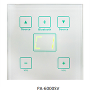 لوحة تحكم عن بُعد CMX PA-6000SV لمضخمات Matrix – اتصال CAT5، شاشة لمس، تحكم في الصوت ومستوى الصوت لخمس قنوات
