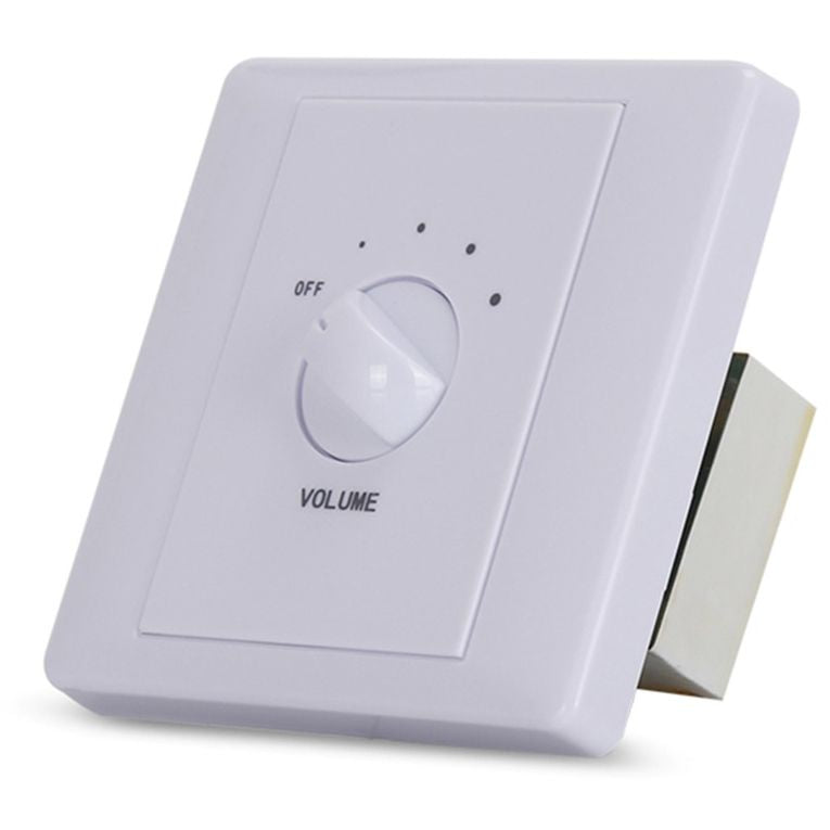 CMX VC-C60F 60W Wall-Mount Volume Control, 100V PA Speaker Attenuator with 24V Relay, Background Music Volume Controller