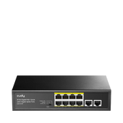 Cudy GS1010P 8-Port Gigabit PoE+ Switch with 2 Gigabit Uplink Ports, 120W PoE Budget