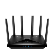 جهاز توجيه Cudy WR11000 Wi-Fi 7 ثلاثي النطاق الشبكي - حتى 11 جيجابت في الثانية، 4× 2.5 جيجا إيثرنت، 6 هوائيات، WPA3 ونظام Cudy Mesh