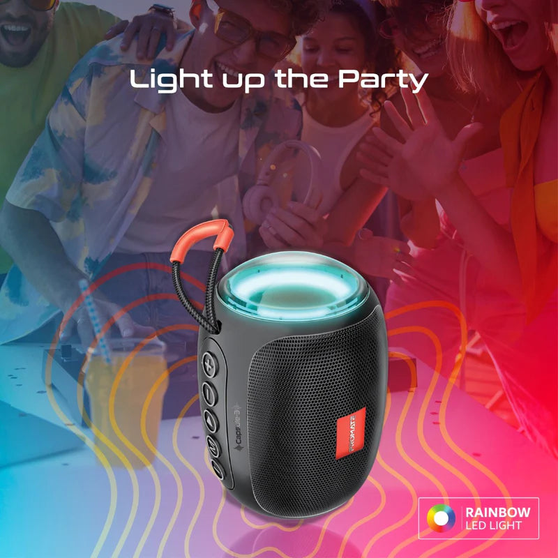 Promate 6W Wireless Portable Speaker • 6 Hour Playback time • Bluetooth v5.3 • AUX | TF | USB • Capsule-3