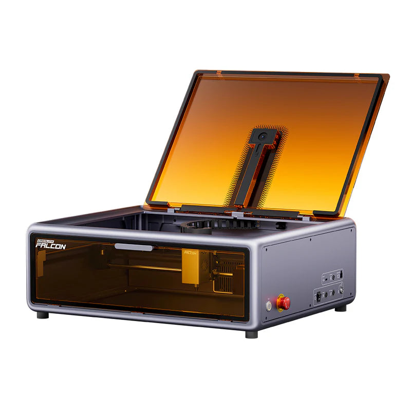 جهاز الحفر والقطع بالليزر Creality Falcon A1 Pro بقدرة 20W – ليزر ديود عالي السرعة – مساحة حفر 268 × 358mm – سرعة 600mm/s – كاميرا ذكية عالية الدقة – ضبط تلقائي للتركيز – شاشة تعمل باللمس – هيكل أمان من الفئة 1