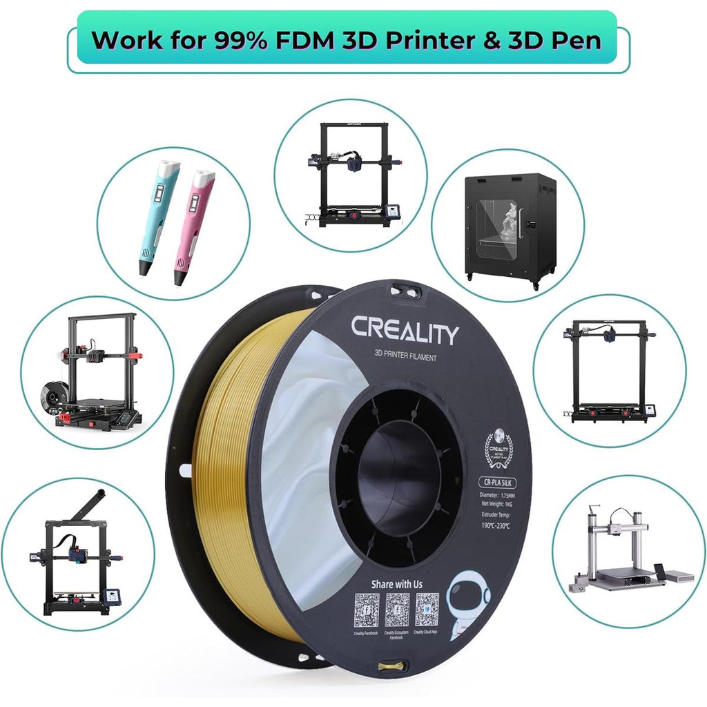 Creality CR-PLA Silk - 1.75 mm - 1 kg