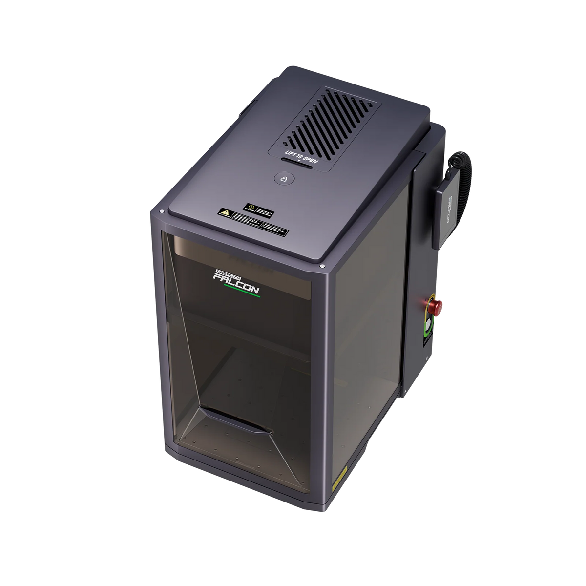 جهاز Creality Falcon T1 للنقش بالليزر الليفي بقدرة 20W – آلة ليزر معيارية 5 في 1 – مساحة عمل 175 × 175mm – سرعة نقش 10,000mm/s – تركيز تلقائي – كاميرا عالية الدقة – شاشة لمس 4.3" – نقش المعادن