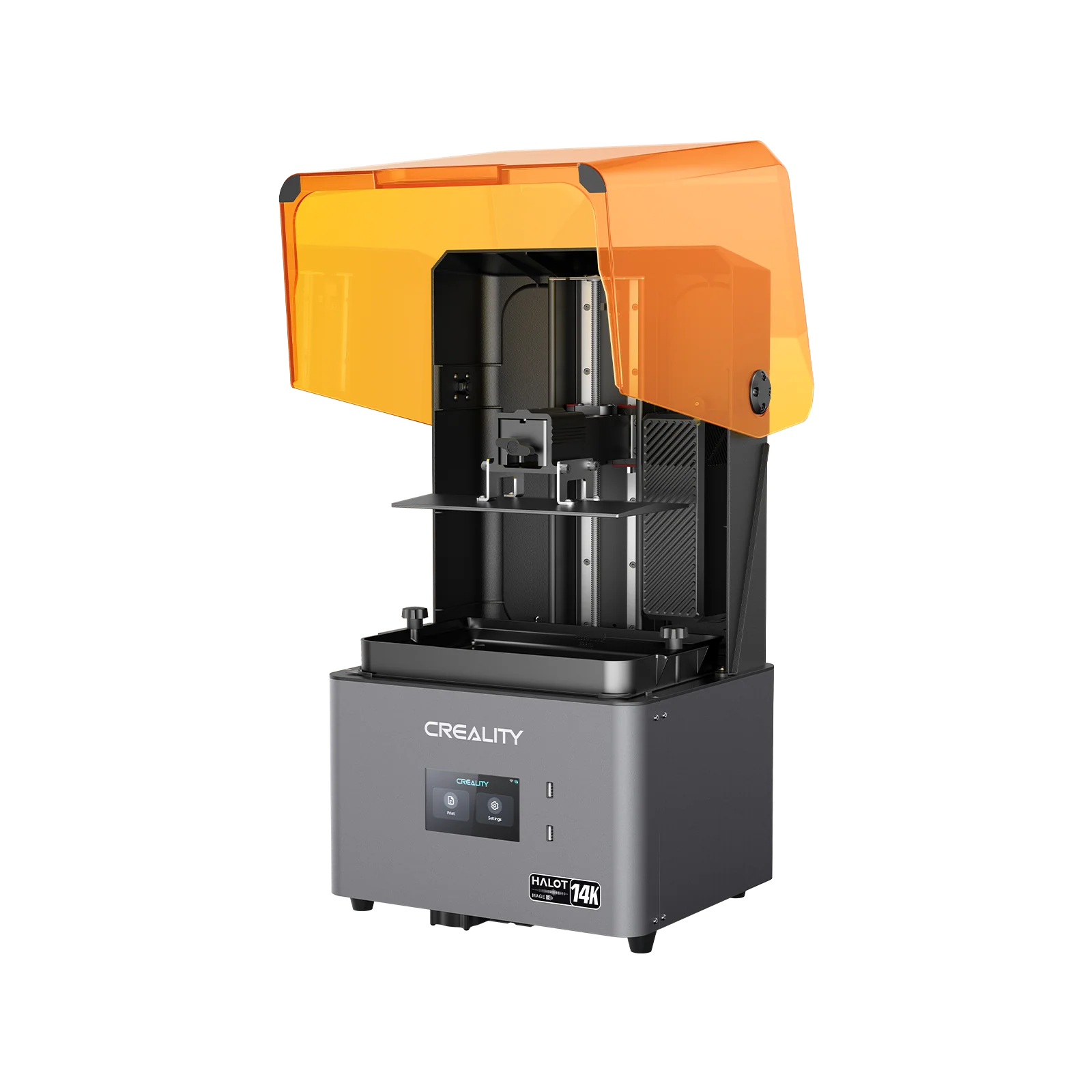 طابعة الراتنج ثلاثية الأبعاد Creality HALOT-MAGE S بدقة 14K، وشاشة LCD أحادية اللون بدقة 14K، وطباعة سريعة وعالية الدقة، طابعة راتنج احترافية للنماذج المصغّرة والمجوهرات والنماذج السنية