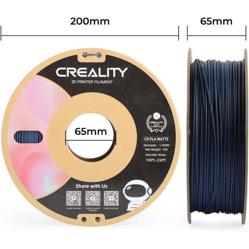 Creality PLA Matte Filament 1.75mm, 3D Printer Filament 1kg