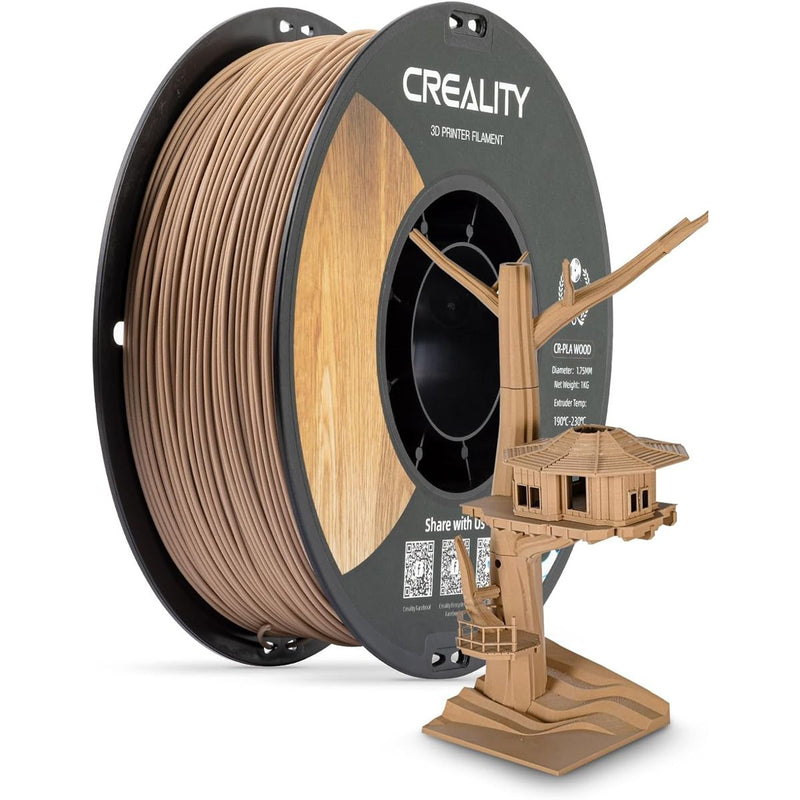 Creality PLA Wood Filament 1.75 mm, Smooth Silk Texture, Toughness