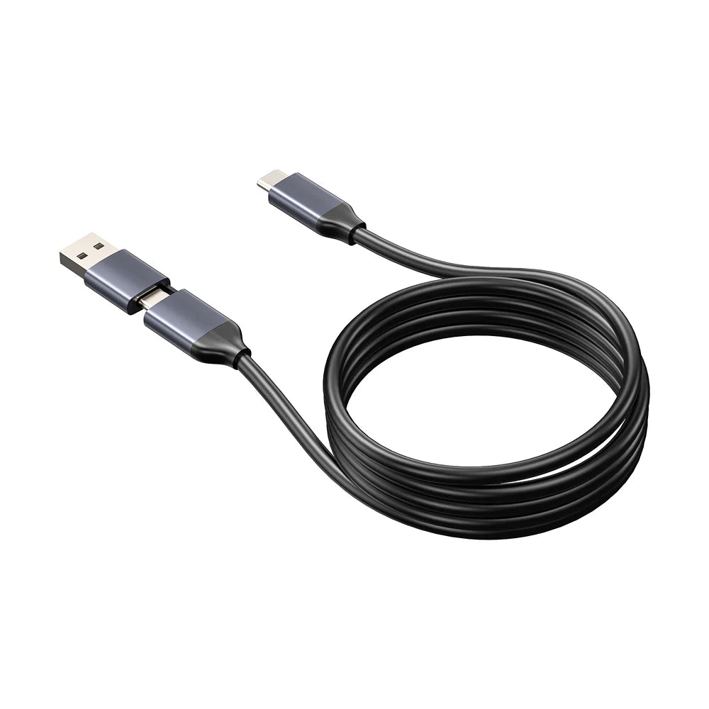 محطة إرساء يونيتيك D1135A يونيفرسال ديسبلاي لينك ثلاثية 4K - موزع USB-C/USB-A 15 في 1، 3 شاشات 4K بتردد 60 هرتز، PD 100 واط، جيجابت إيثرنت، SD/MicroSD، مقبس صوت