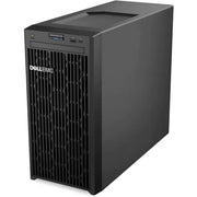 خادم برج Dell PowerEdge T150 بمعالج Xeon E2314 بسرعة ٢٫٨ جيجاهرتز رباعي النواة، ذاكرة ١٦ جيجابايت ECC DDR4، قرص صلب ٢ تيرابايت