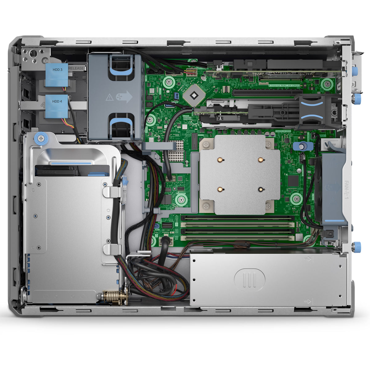 خادم برج ديل باور إيدج T160، إنتل زيون E-2414 2.6 جيجاهرتز 4 أنوية، 16 جيجابايت DDR5 ECC، 2 تيرابايت SATA، مزود طاقة 300 وات