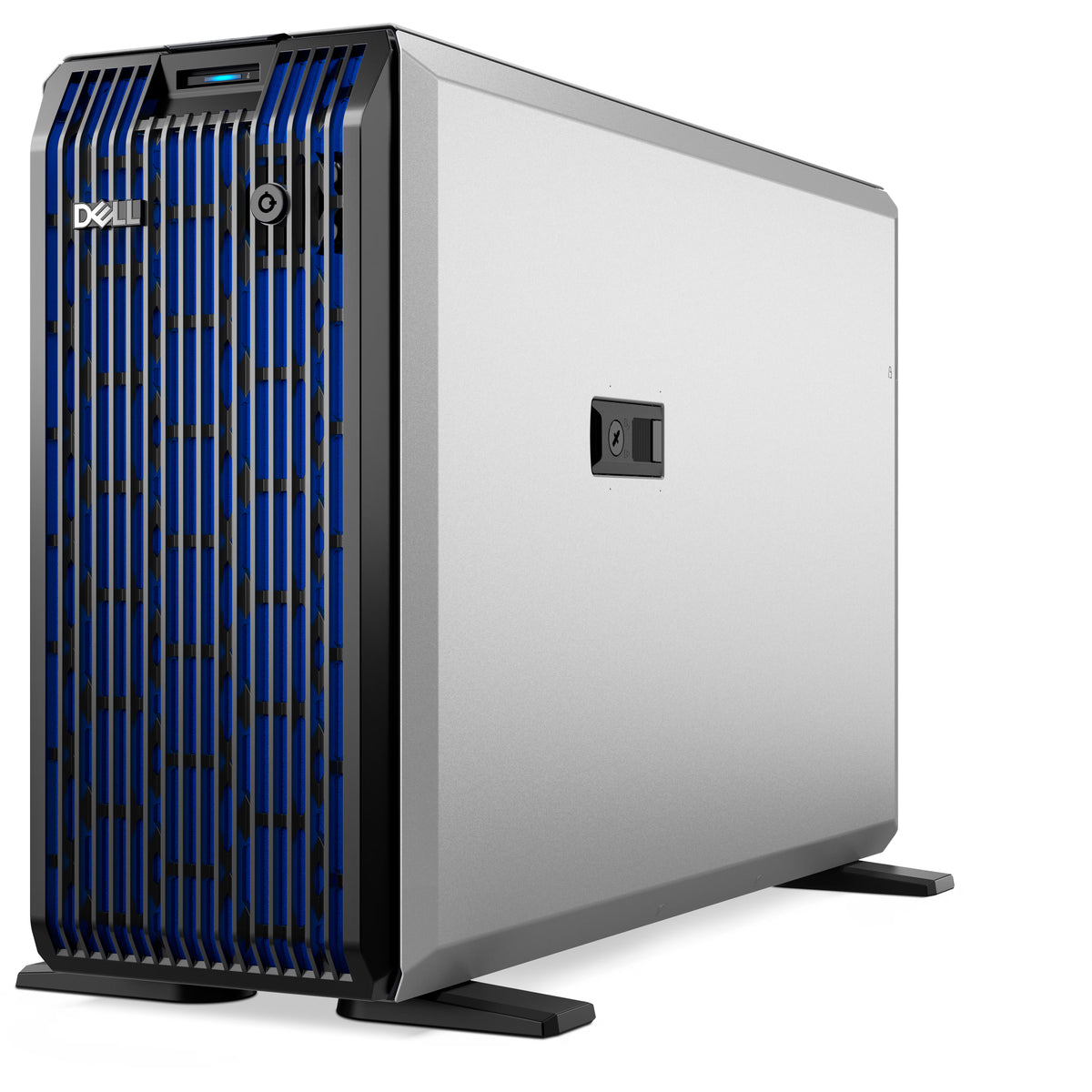 خادم برج Dell PowerEdge T360، بمعالج Xeon 6315P بتردد 2.8 جيجاهرتز و4 أنوية، وذاكرة وصول عشوائي (RAM) سعة 16 جيجابايت من نوع DDR5 ECC، وقرص صلب سعة 2 تيرابايت، وقرص SSD سعة 480 جيجابايت، وبطاقة تحكم RAID من نوع PERC H355.