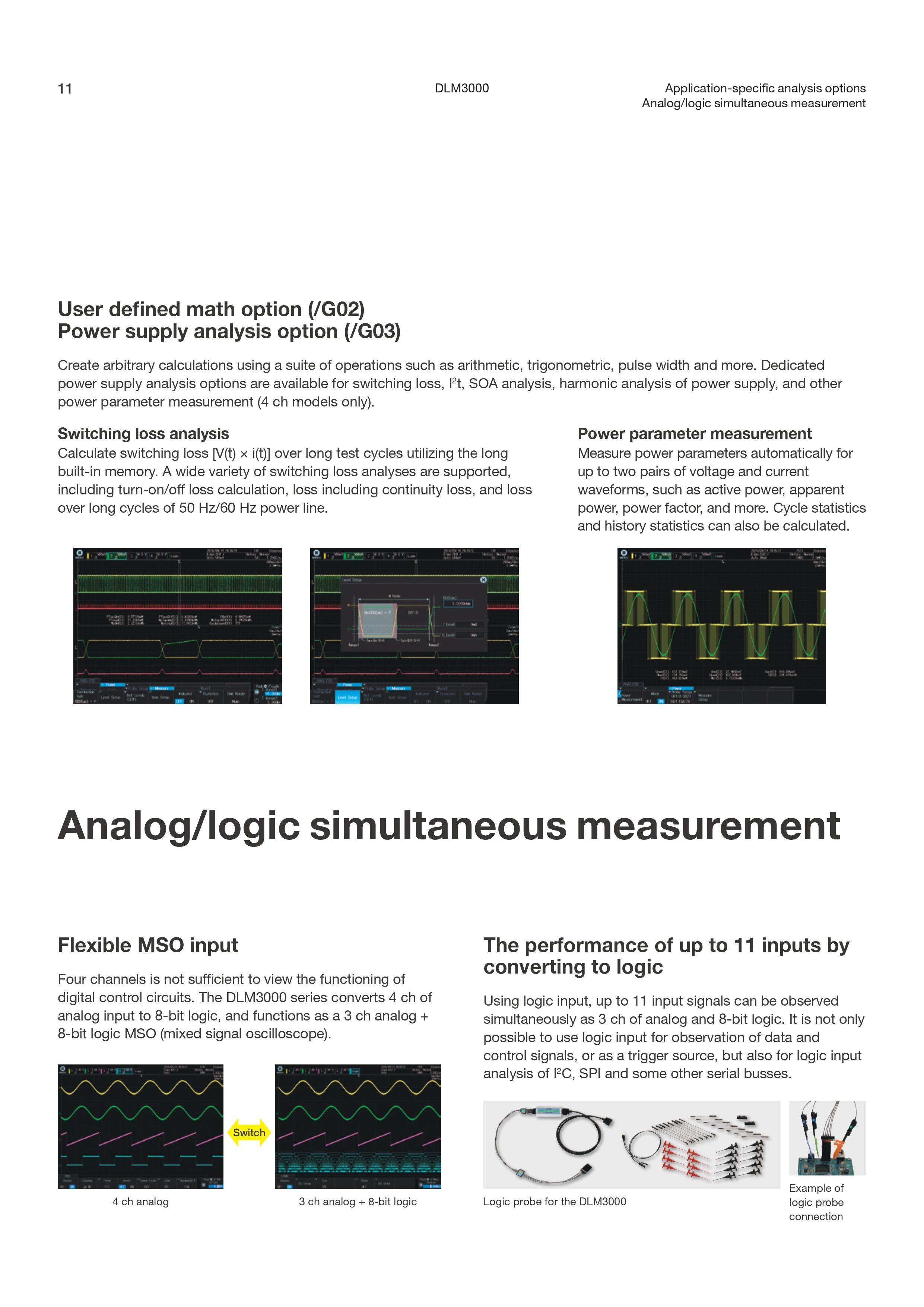 Yokogawa DLM3022 Mixed Signal Oscilloscope, 200 MHz, 2-Ch, 2.5 GS