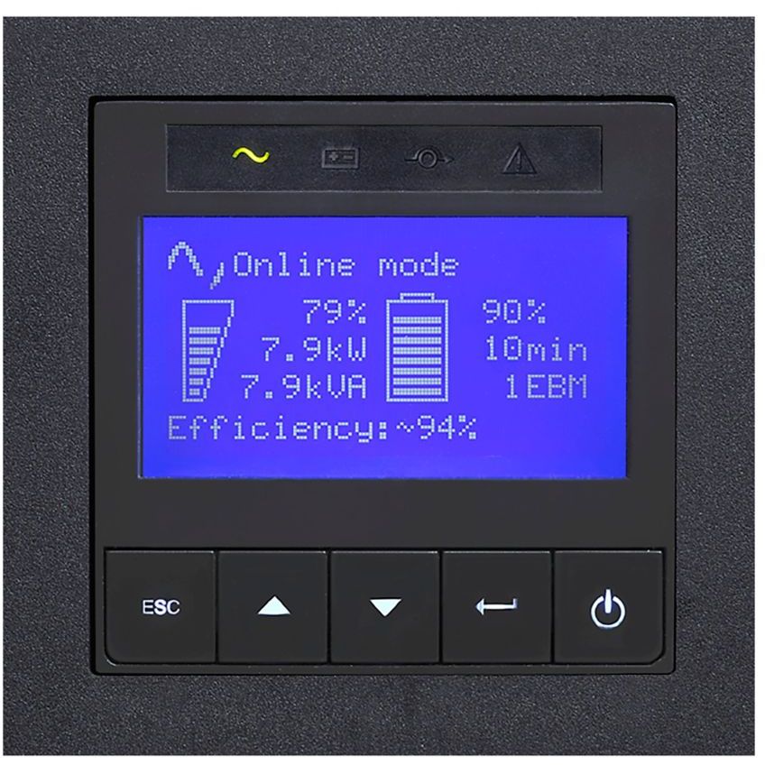 Eaton 9PX 6 kVA / 5.4 kW Online Double-Conversion UPS – Hot-Swappable Batteries, Network Management, Rack/Tower, True Sine Wave