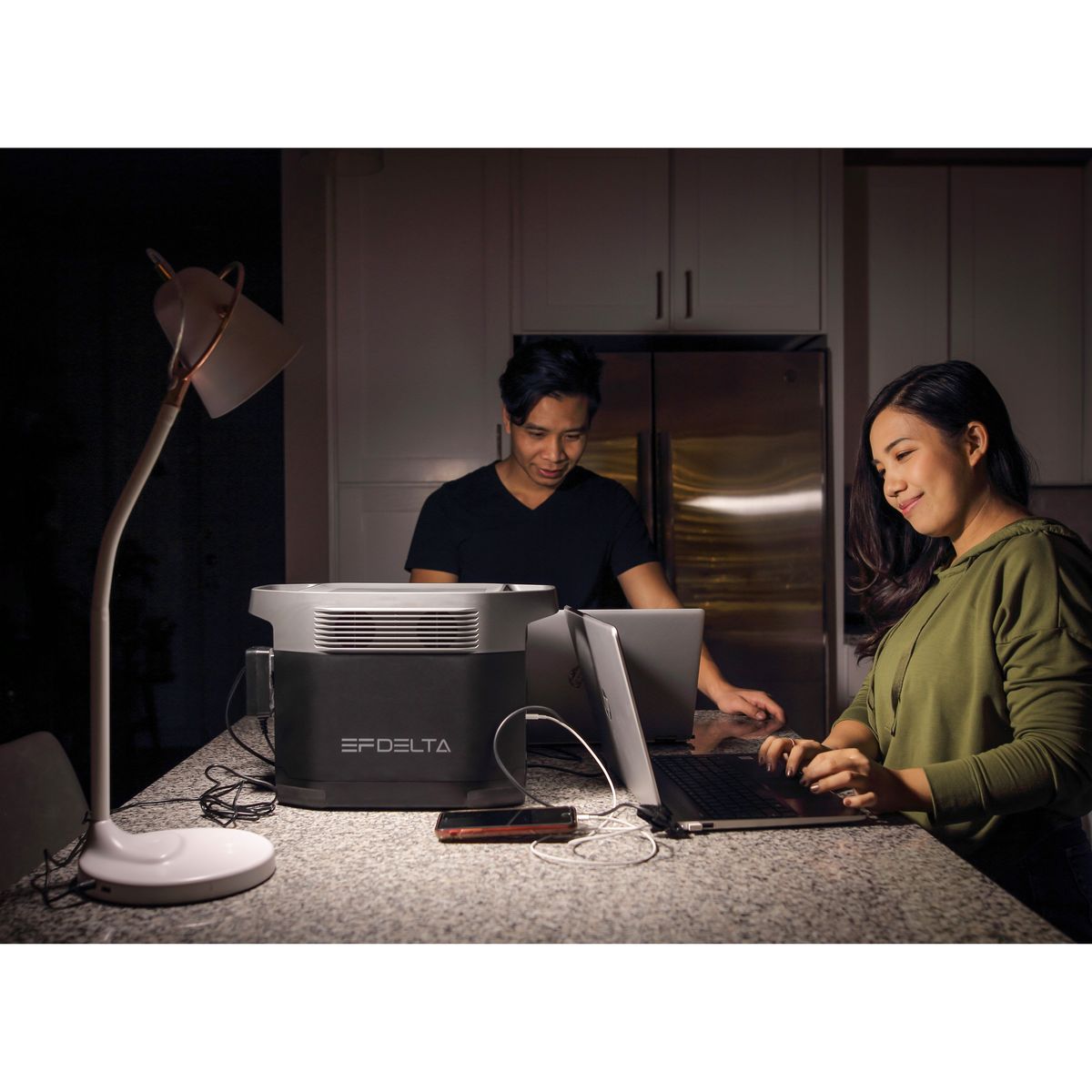 EcoFlow DELTA 2 Portable Power Station – 1024Wh LiFePO4 Battery, 1800W AC Output, Solar Ready, Fast Charging