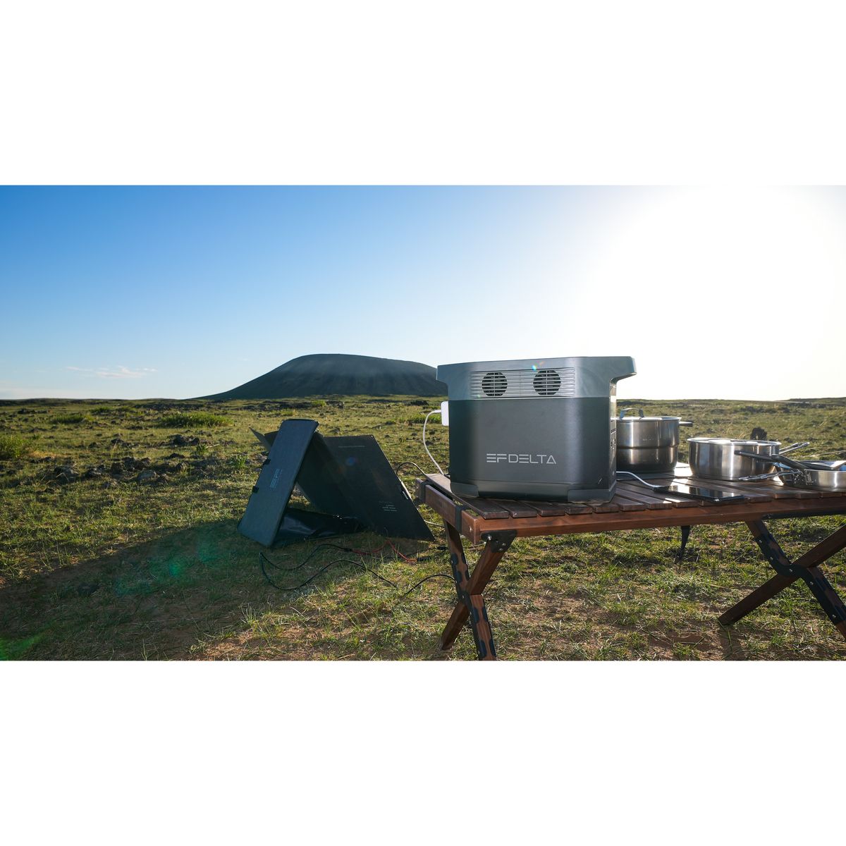 EcoFlow DELTA 2 Portable Power Station – 1024Wh LiFePO4 Battery, 1800W AC Output, Solar Ready, Fast Charging