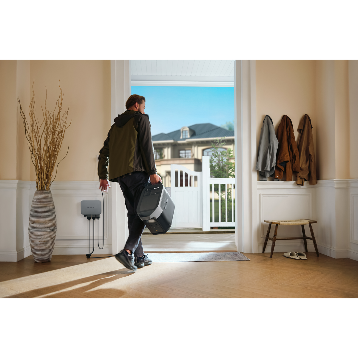 EcoFlow DELTA 2 Portable Power Station – 1024Wh LiFePO4 Battery, 1800W AC Output, Solar Ready, Fast Charging