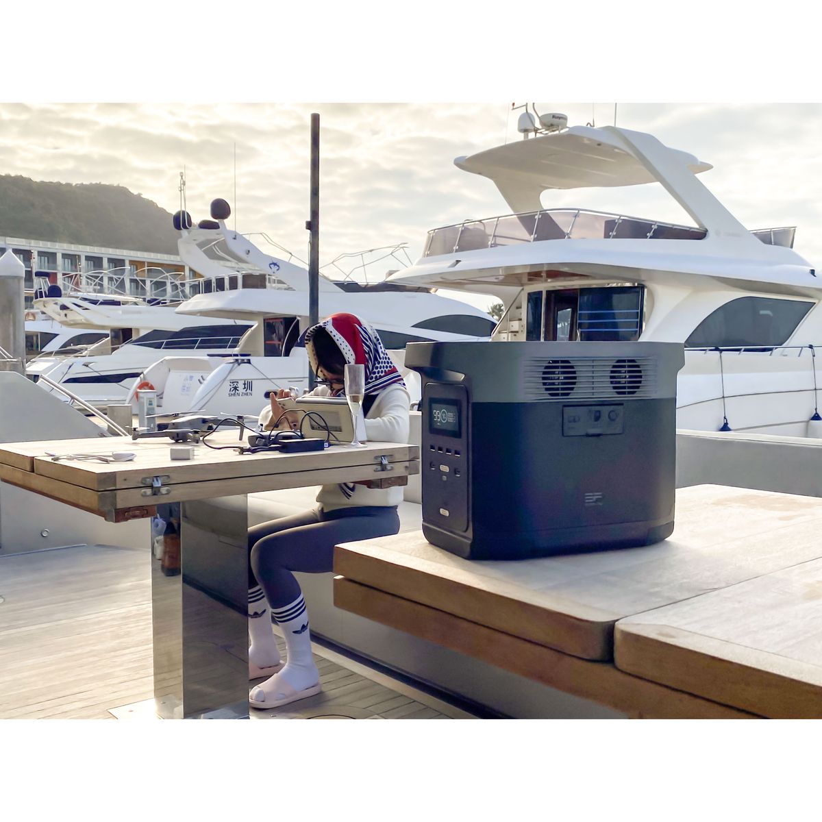 EcoFlow DELTA 2 Portable Power Station – 1024Wh LiFePO4 Battery, 1800W AC Output, Solar Ready, Fast Charging