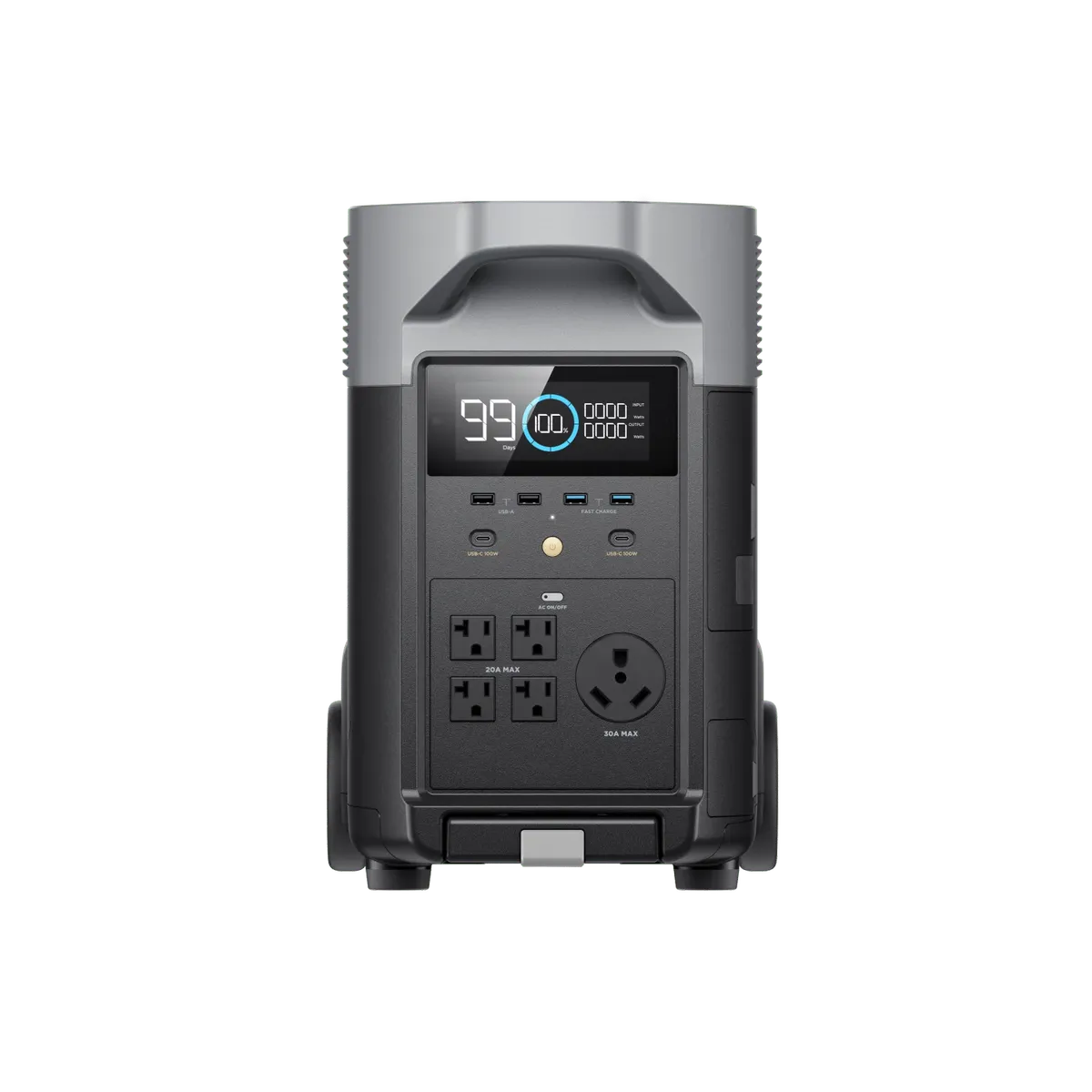 EcoFlow DELTA Pro 3.6 kWh Portable Power Station – 3,600 W (expandable to 4,500 W X-Boost), LFP Battery, Multi‑Recharge, Smart Home Ready