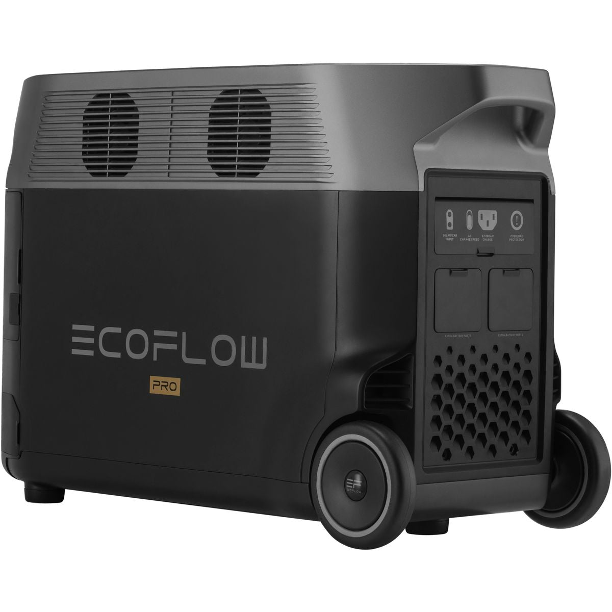 EcoFlow DELTA Pro Portable Power Station – 3600Wh LiFePO4, 3600W AC Output, 1600W Solar Input, Wi-Fi/Bluetooth