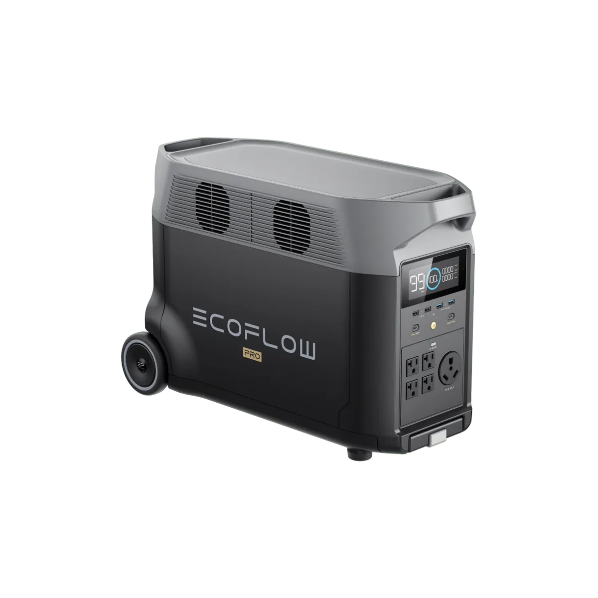EcoFlow DELTA Pro 3.6 kWh Portable Power Station – 3,600 W (expandable to 4,500 W X-Boost), LFP Battery, Multi‑Recharge, Smart Home Ready