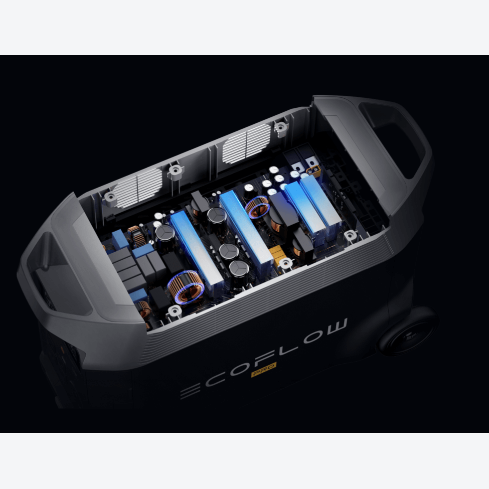 EcoFlow DELTA Pro Portable Power Station – 3600Wh LiFePO4, 3600W AC Output, 1600W Solar Input, Wi-Fi/Bluetooth