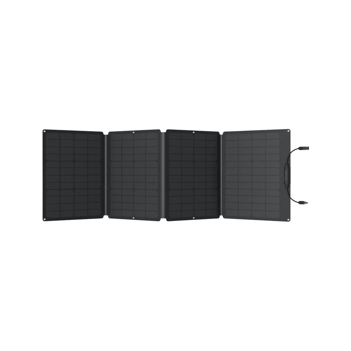 EcoFlow 110W Portable Solar Panel – Foldable Monocrystalline with Kickstand, IP68 Waterproof, MC4 to XT60 Cable for Power Stations