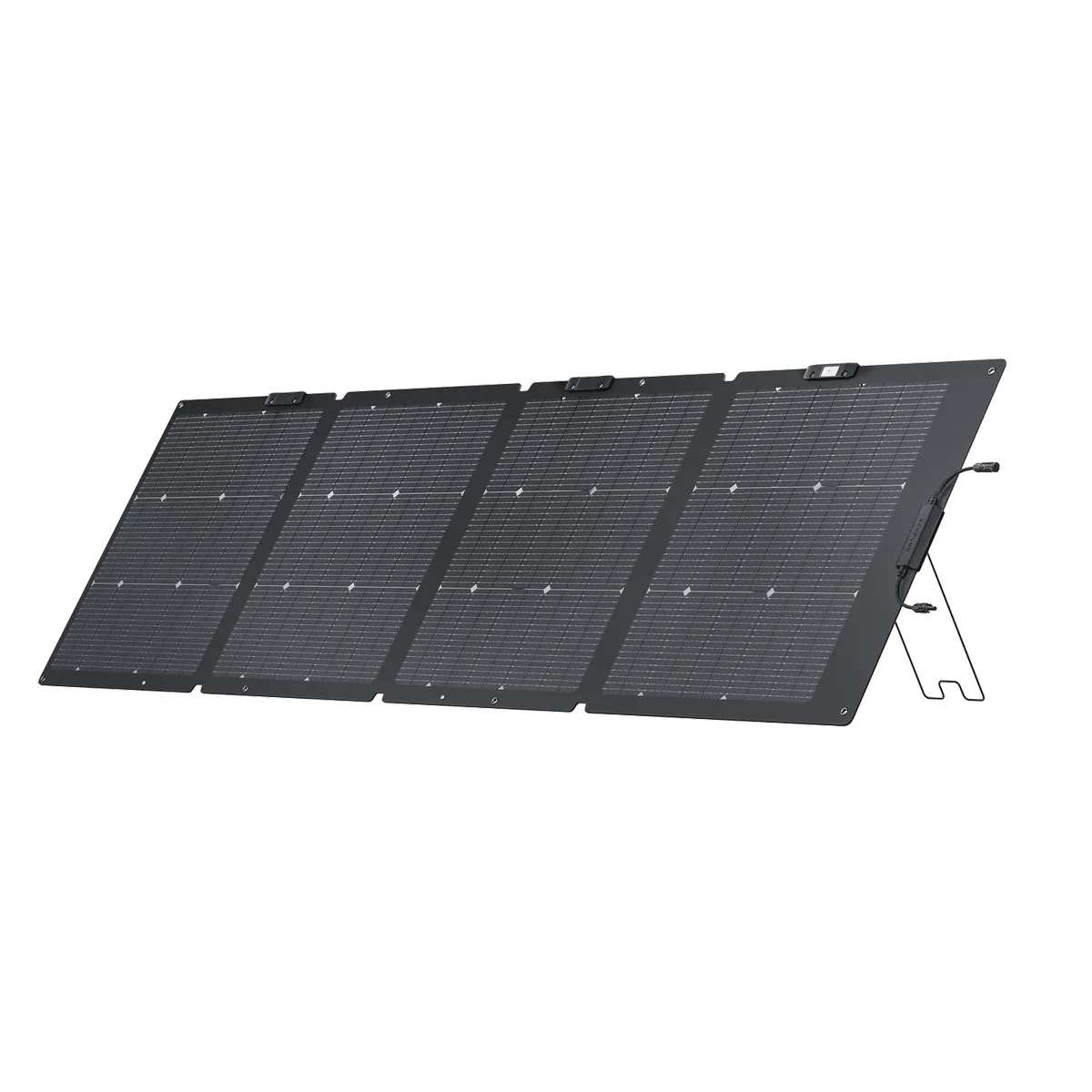 EcoFlow NextGen 220W Bifacial Portable Solar Panel – TOPCon Cells, 25% Efficient, IP68, Adjustable Kickstand, Dual‑Sided Power Boost