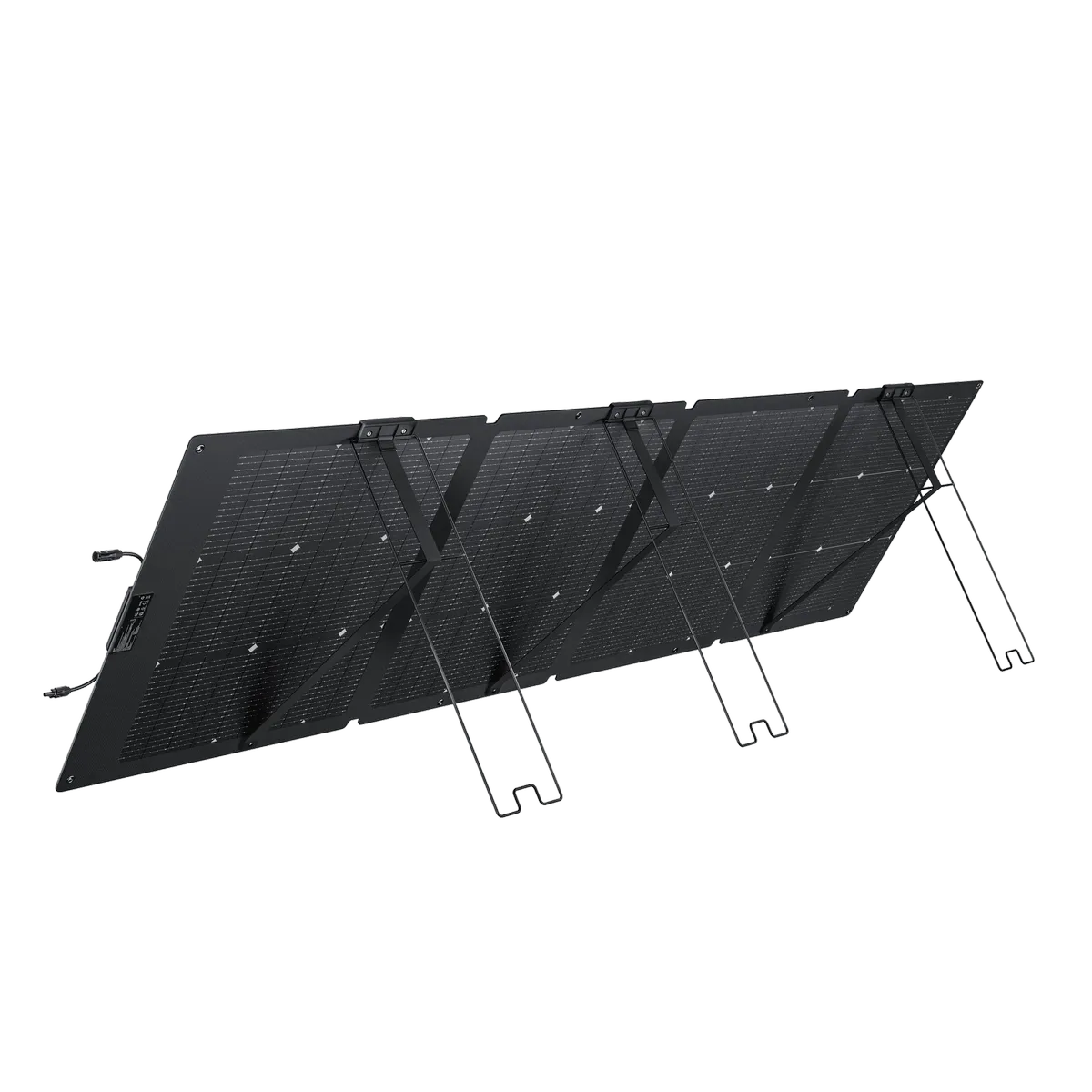 EcoFlow NextGen 220W Bifacial Portable Solar Panel – TOPCon Cells, 25% Efficient, IP68, Adjustable Kickstand, Dual‑Sided Power Boost
