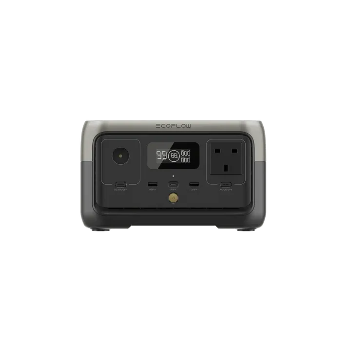 EcoFlow RIVER 2- ZMR600-B-UK Portable Power Station