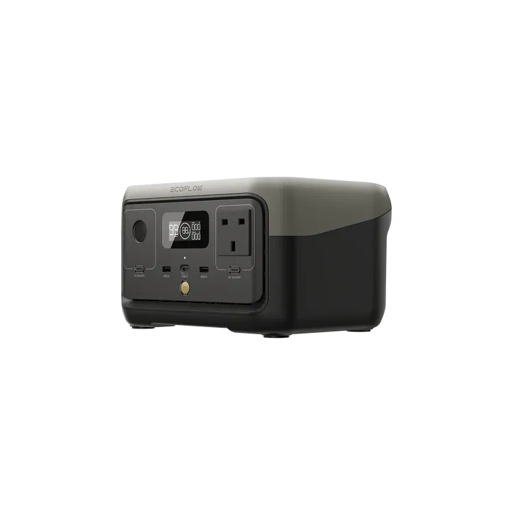 EcoFlow RIVER 2- ZMR600-B-UK Portable Power Station