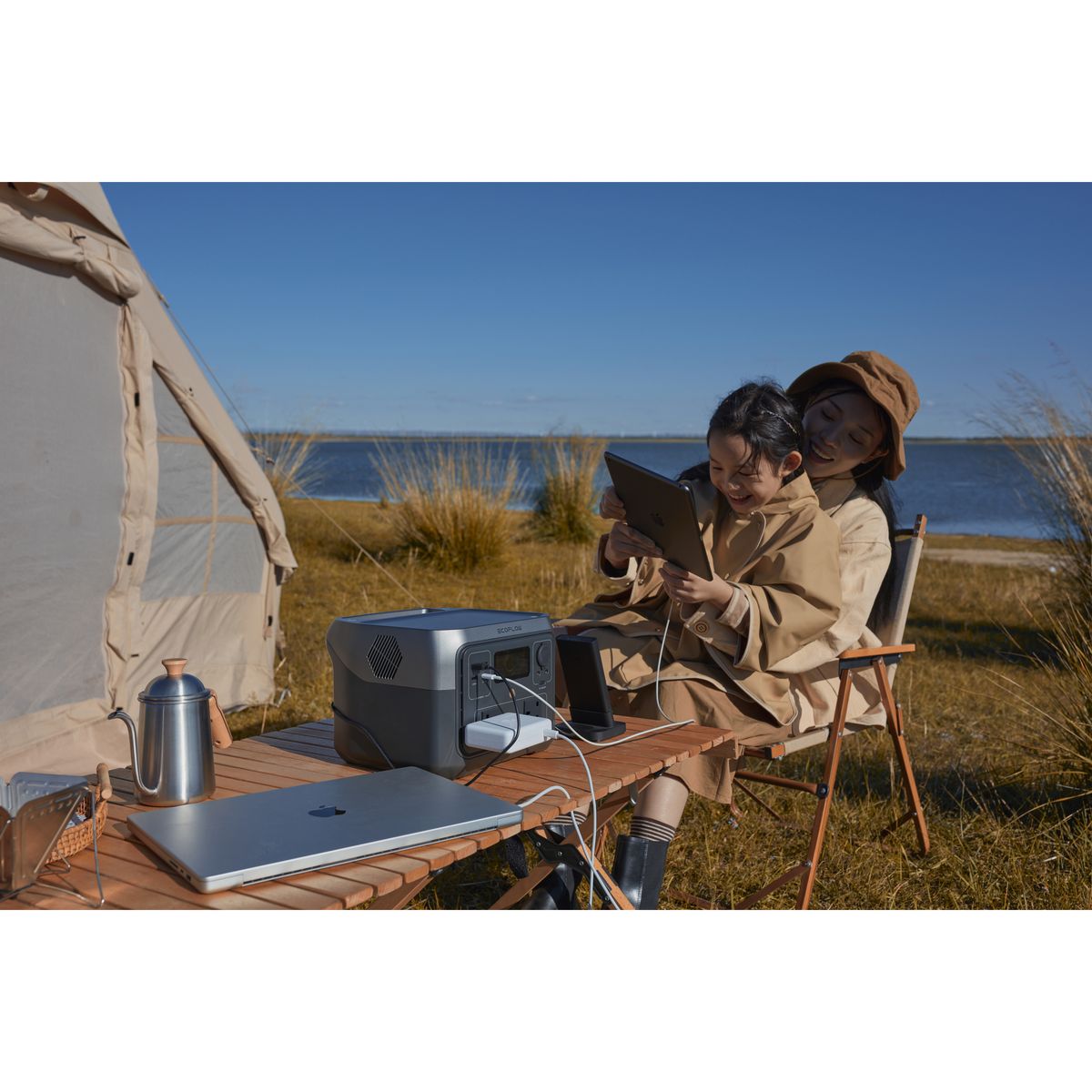 EcoFlow RIVER 2 Max Portable Power Station – 512Wh LiFePO4, 500W AC Output, Fast Charging, Solar Ready, Wi-Fi/Bluetooth