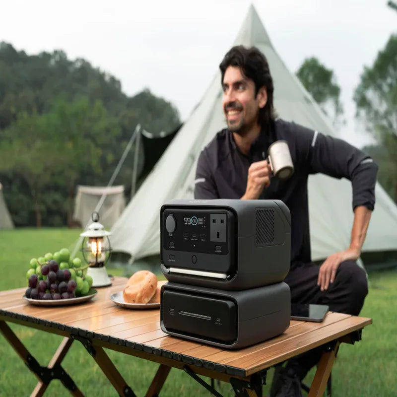 ECOFLOW RIVER 3 MAX Portable Power Station, 576Wh LiFePO4 Battery, 600W AC Output (Surge 1200W), Solar & Car Charging, Wi-Fi/Bluetooth Control