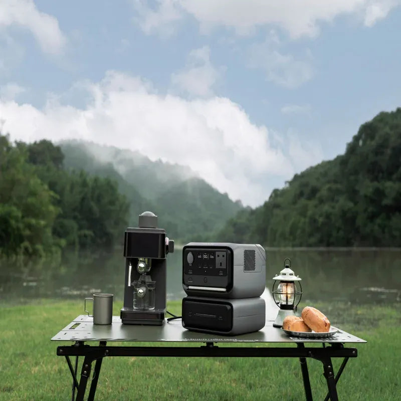 ECOFLOW RIVER 3 MAX Portable Power Station, 576Wh LiFePO4 Battery, 600W AC Output (Surge 1200W), Solar & Car Charging, Wi-Fi/Bluetooth Control