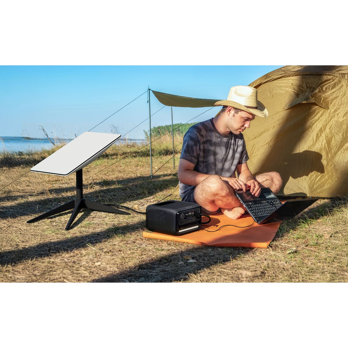 EcoFlow RIVER 3 Plus Portable Power Station – 286Wh LiFePO4 (Expandable), 600W AC Output, UPS <10ms, Solar Ready