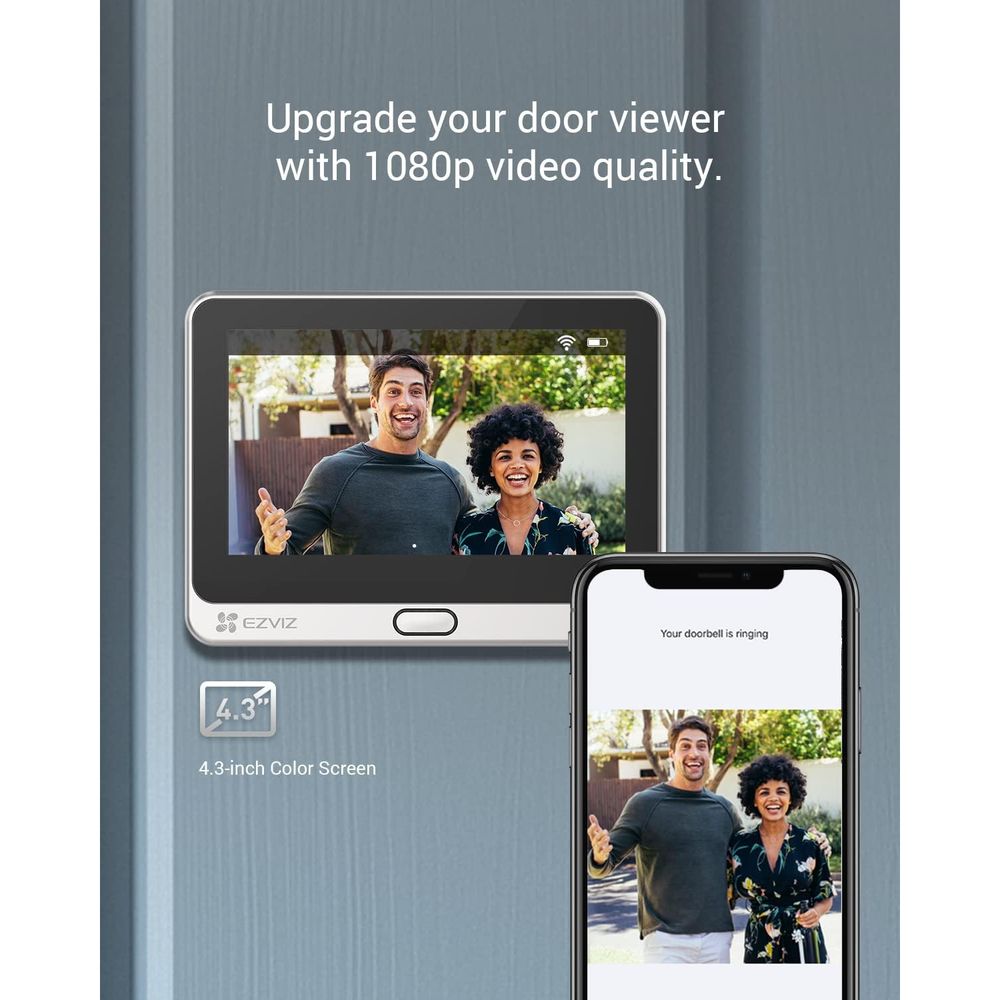 جرس باب EZVIZ DP2C بدون أسلاك