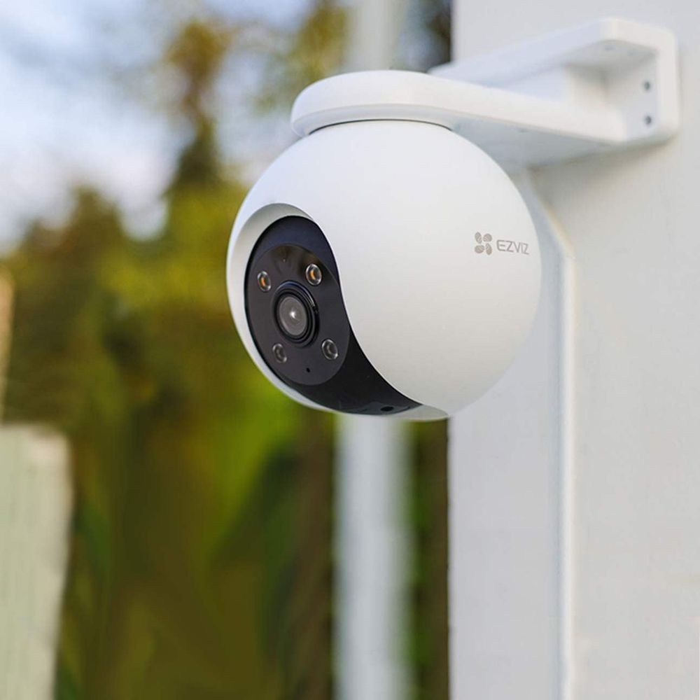 كاميرا خارجية EZVIZ H8 Pro 3K متحركة وقابلة للإمالة Wi-Fi مع اكتشاف الذكاء الاصطناعي، رؤية ليلية ملونة وتتبع تلقائي