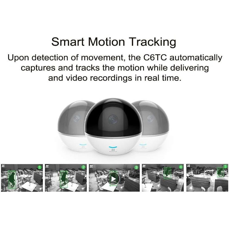 EZVIZ C6TC Full-Room Coverage, Motion Tracking Master