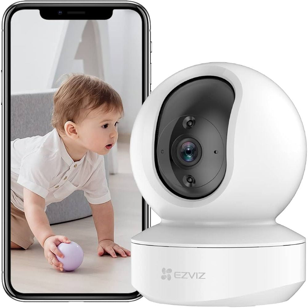 EZVIZ TY1 4MP Smart Wi-Fi Pan & Tilt Indoor Camera with Auto Tracking, Human Motion Detection, 2K+ Resolution, Night Vision, Two-Way Talk