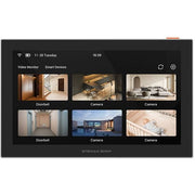 شاشة EZVIZ SD7 الذكية مقاس 7 بوصات مزودة بشاشة تعمل باللمس، ومحادثة ثنائية الاتجاه، وبطارية، وشبكة Wi-Fi لكاميرات EZVIZ، وأجراس الأبواب، والأقفال