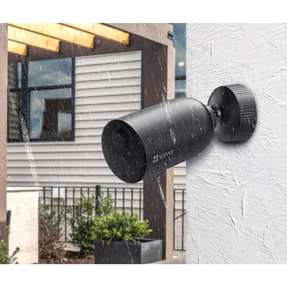 EZVIZ EB3 2K Battery-Powered Outdoor Security Camera, Color Night Vision, Smart Human Detection, 120-Day Battery, Alexa Compatible