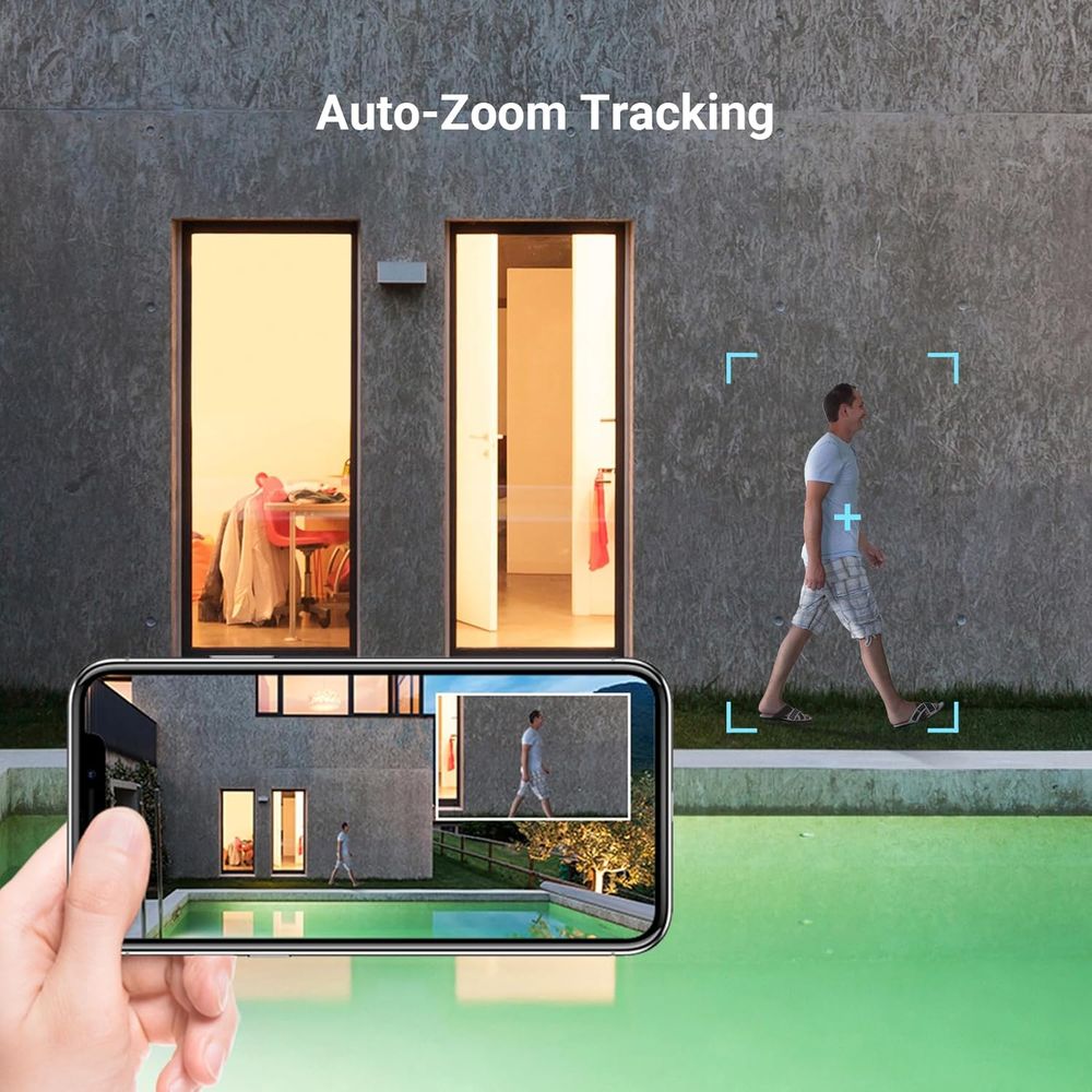 EZVIZ H80x Dual 4K Pan & Tilt Wi-Fi Camera, ColorFULL Night Vision, Auto-Tracking, AI Detection, 360° View, 2-Way Talk, IP65, microSD/Cloud