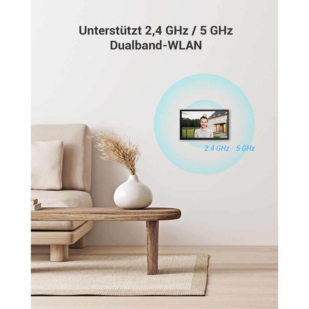 EZVIZ HP7 Smart Video Doorphone with 2K Camera, 7" Touch Screen & Dual-Band Wi-Fi
