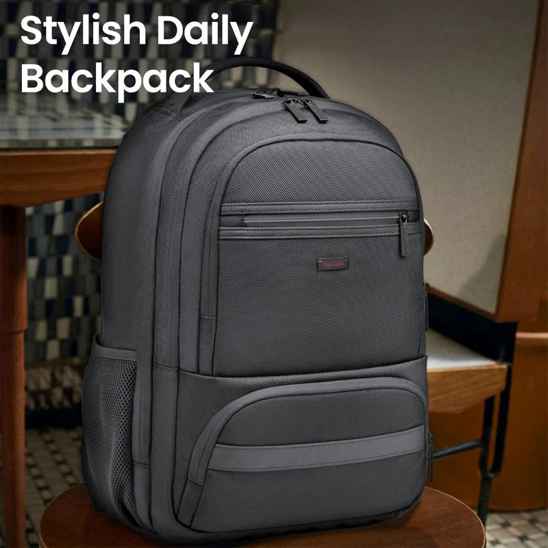 Promate ElitePack-Go – Large-Capacity 15.6″ Laptop Backpack, Water-Resistant, Lightweight, Multiple Compartments